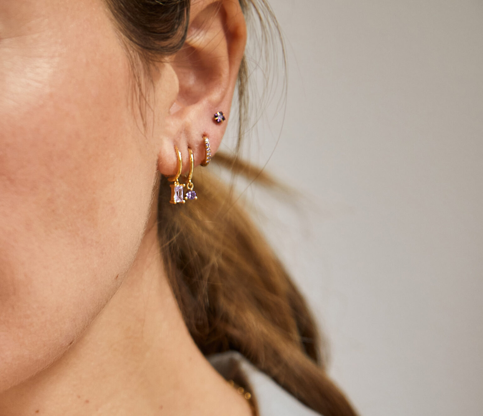Pendientes mini lavender