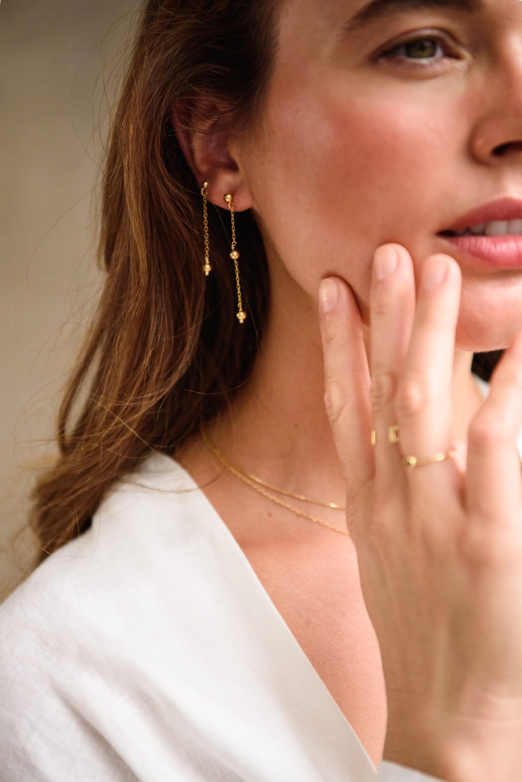Pendientes bolitas