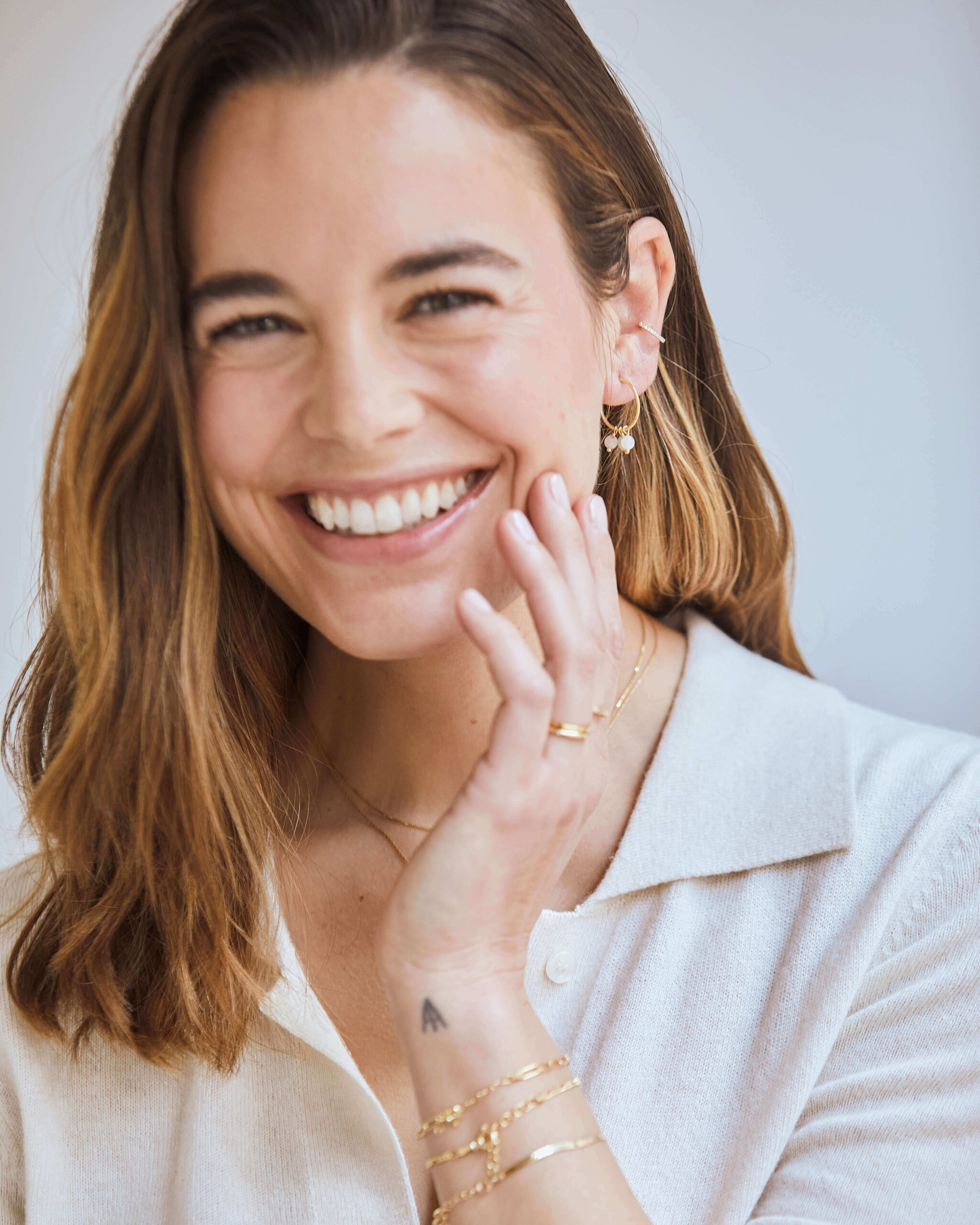 Pendientes pastel hoop