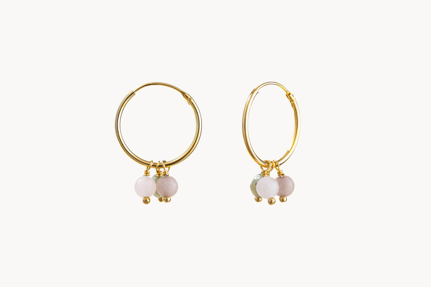 Pendientes pastel hoop