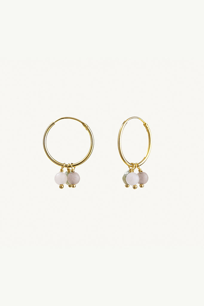 Pendientes pastel hoop
