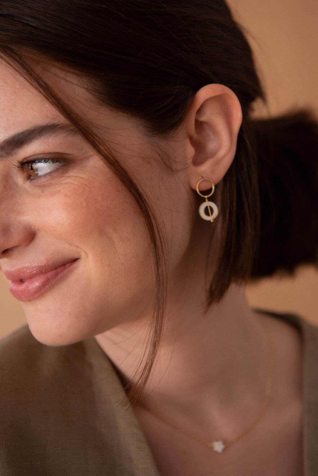 Pendientes nacre