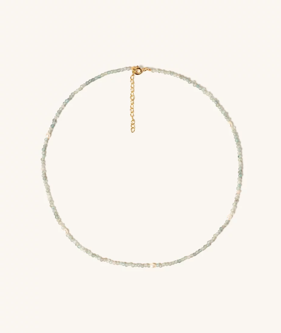 Gargantilla blue pearl